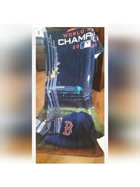 NORTHWEST BOSTON RED SOX 2018 world series FENWAY PARK fleece throw blanket